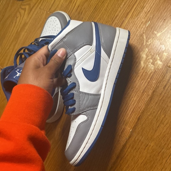jordan 1 mid true blue - Picture 7 of 8